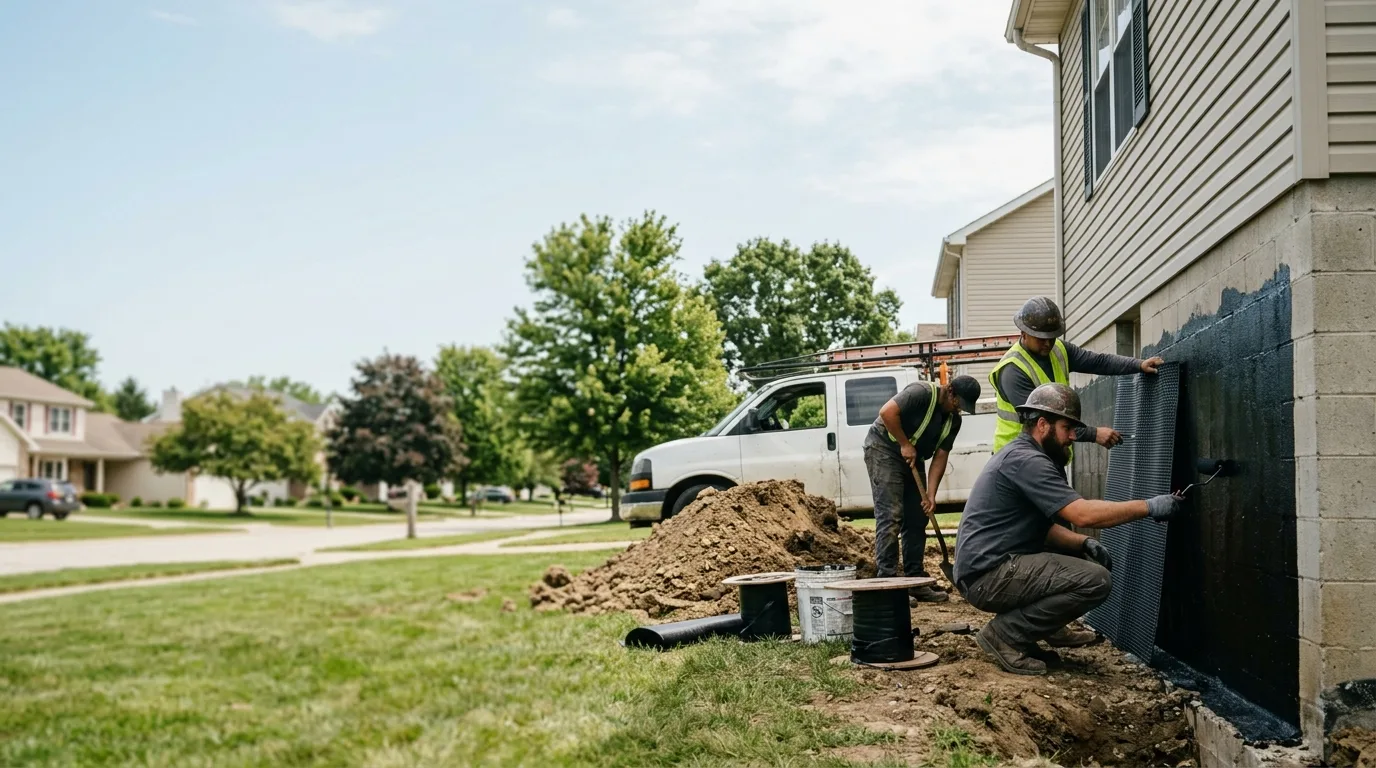 Basement Waterproofing in Melcher Dallas, IA near me